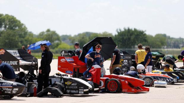 Aerospace companies find engineers at Nebraska race car competition
